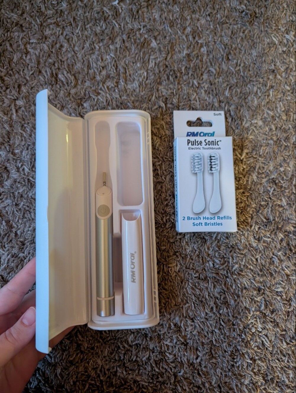 Pulse Sonic Electric Toothbrush - White/Gold
